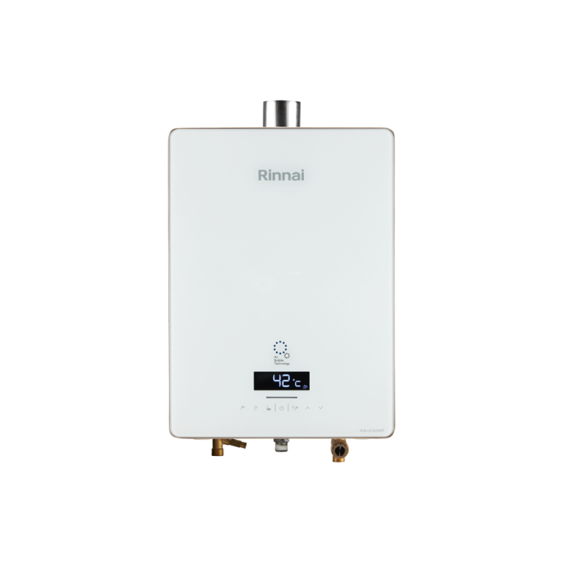 Rinnai 林內 RUA-UC1628WF｜水量伺服器｜16公升 鏡面款智能控溫熱水器