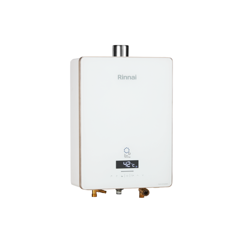 Rinnai 林內 RUA-UC1628WF｜水量伺服器｜16公升 鏡面款智能控溫熱水器